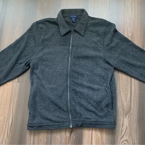 Club Room Grey Polyster Jacket Medim